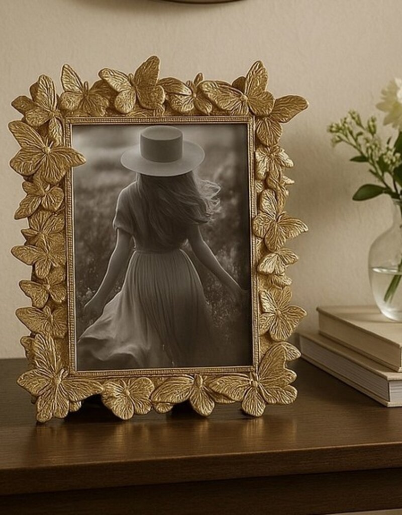 Sagebrook Home Sagebrook Gold Butterfly Frame