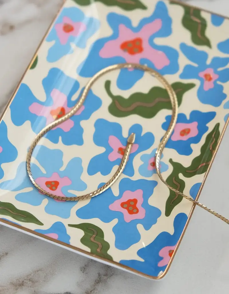 Idlewild Stationary Trippy Daisies Trinket Dish