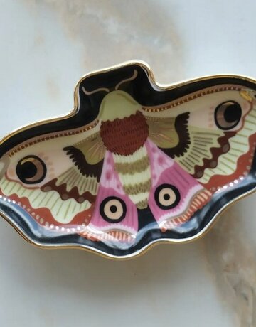 Idlewild Stationary Moon Moth Trinket Dish