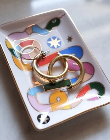Idlewild Stationary Rainbow Snake Trinket Dish