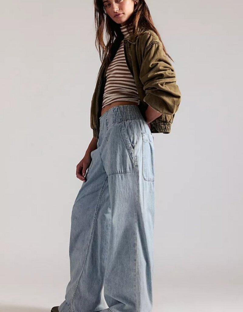 Free People Free People Breezy Denim Pull On Pant