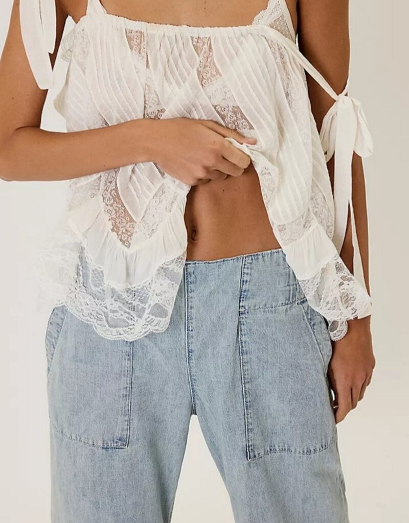 Free People Free People Breezy Denim Pull On Pant