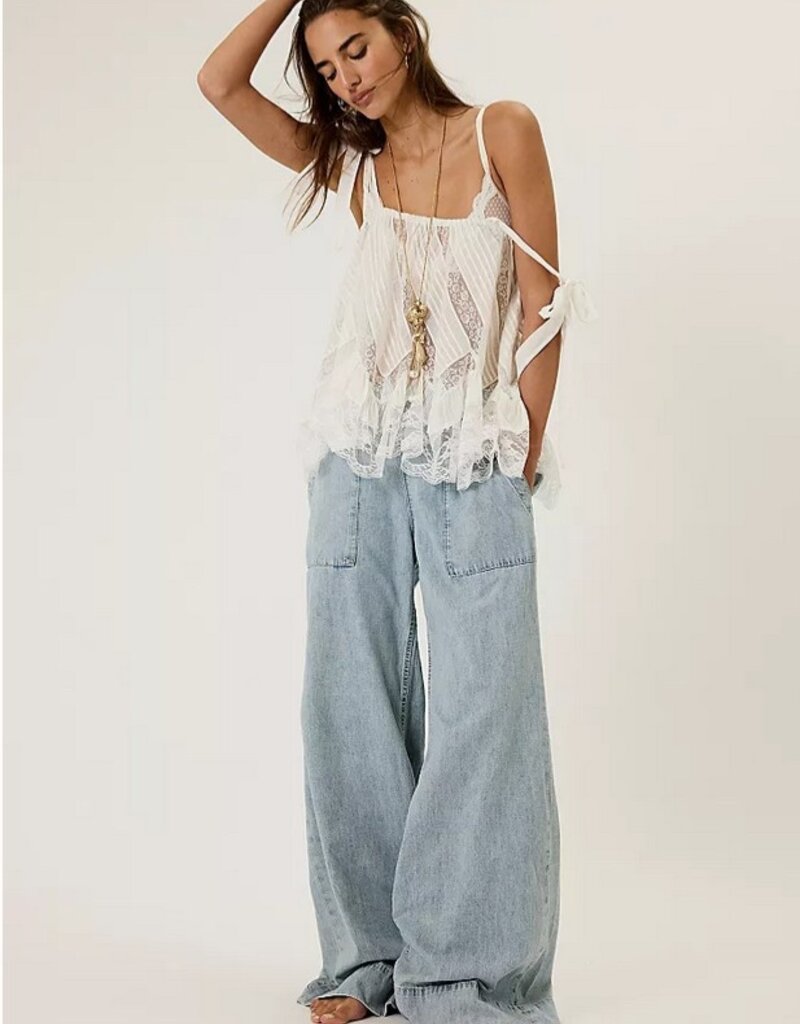 Free People Free People Breezy Denim Pull On Pant