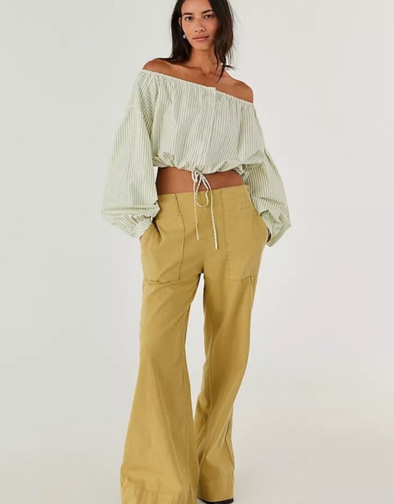 Free People Free People Breezy Denim Pull On Pant