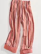 Free People Free People Days End Solar Linen Stripe Pant