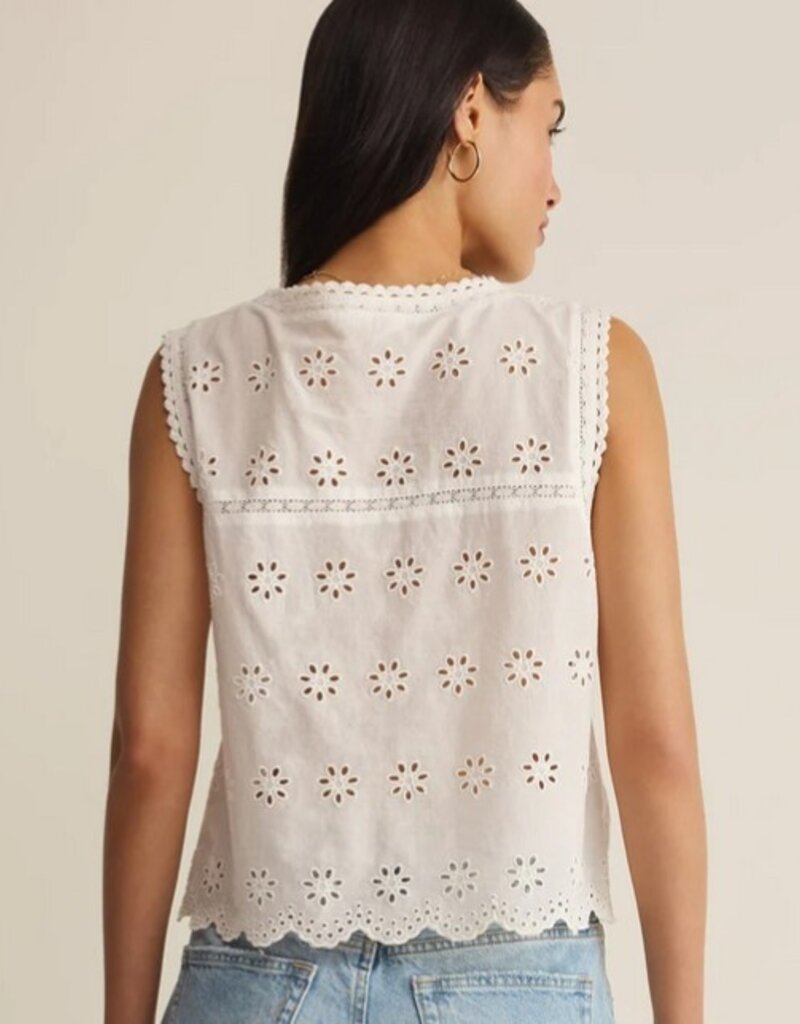 Z Supply Z Supply Darcy Eyelet Top
