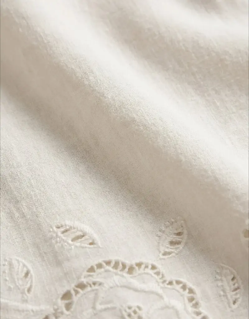 Z Supply Z Supply Daya Embroidered Linen Top