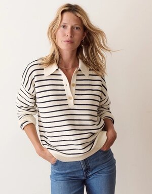 Marine Layer Marine Layer Valerie Polo Sweater