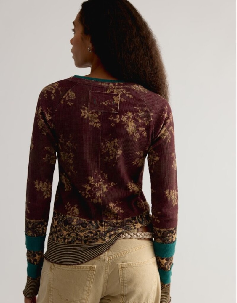 Free People Free People Easy Does It Printed Tee