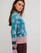 Free People Free People Easy Does It Printed Tee