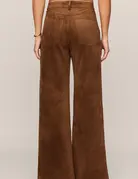 Z Supply Z Supply Cecile Faux Suede Wide Leg Pant