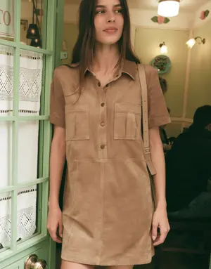 Z Supply Z Supply Leone Suede Mini Dress