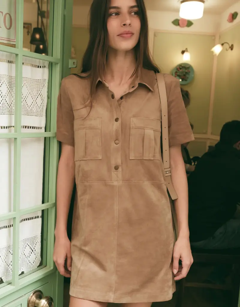 Z Supply Z Supply Leone Suede Mini Dress