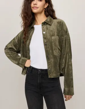Z Supply Z Supply All Day Cropped Suede Jacket