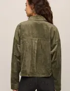 Z Supply Z Supply All Day Cropped Suede Jacket