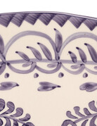 Creative Co-op Botanical Hand-Painted Platter