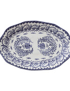 Creative Co-op Botanical Hand-Painted Platter