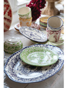 Creative Co-op Botanical Hand-Painted Platter