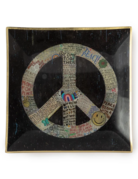 Sugarboo Designs CHOOSE PEACE Square Decoupage Plate