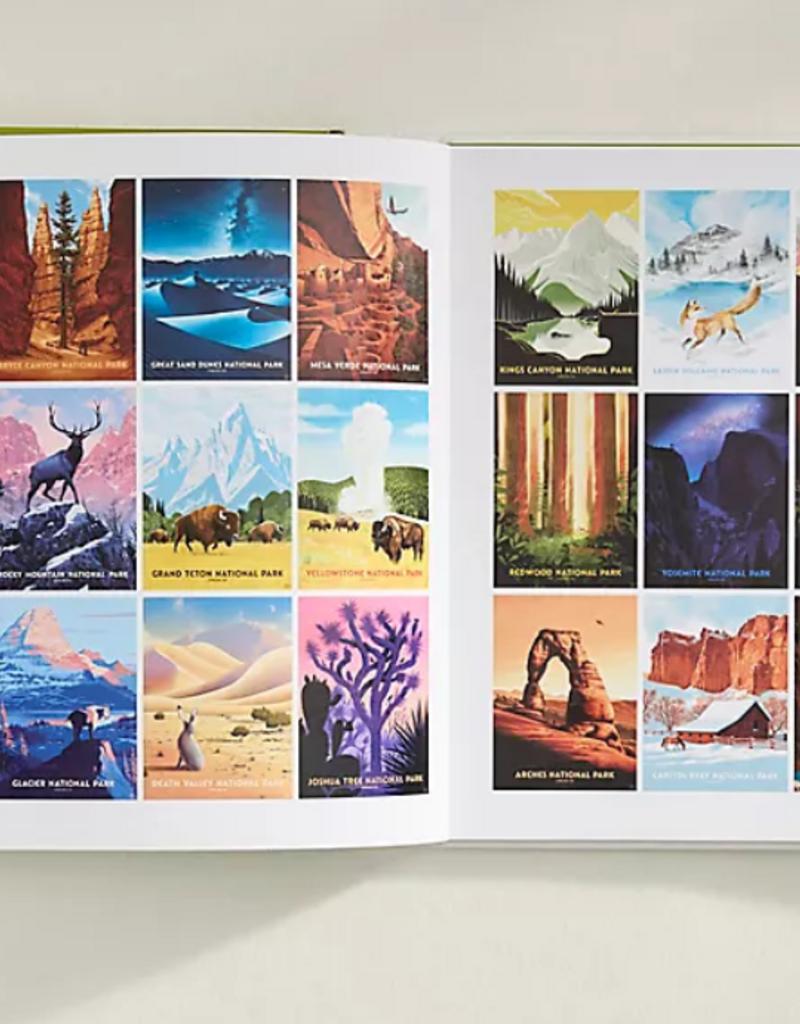 Simon & Schuster Art of the National Parks Coloring Book Kit