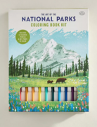 Simon & Schuster Art of the National Parks Coloring Book Kit
