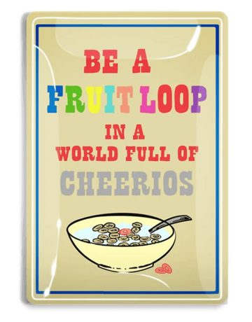 Ben's Garden Be a Fruit Loop Decoupage Glass Tray