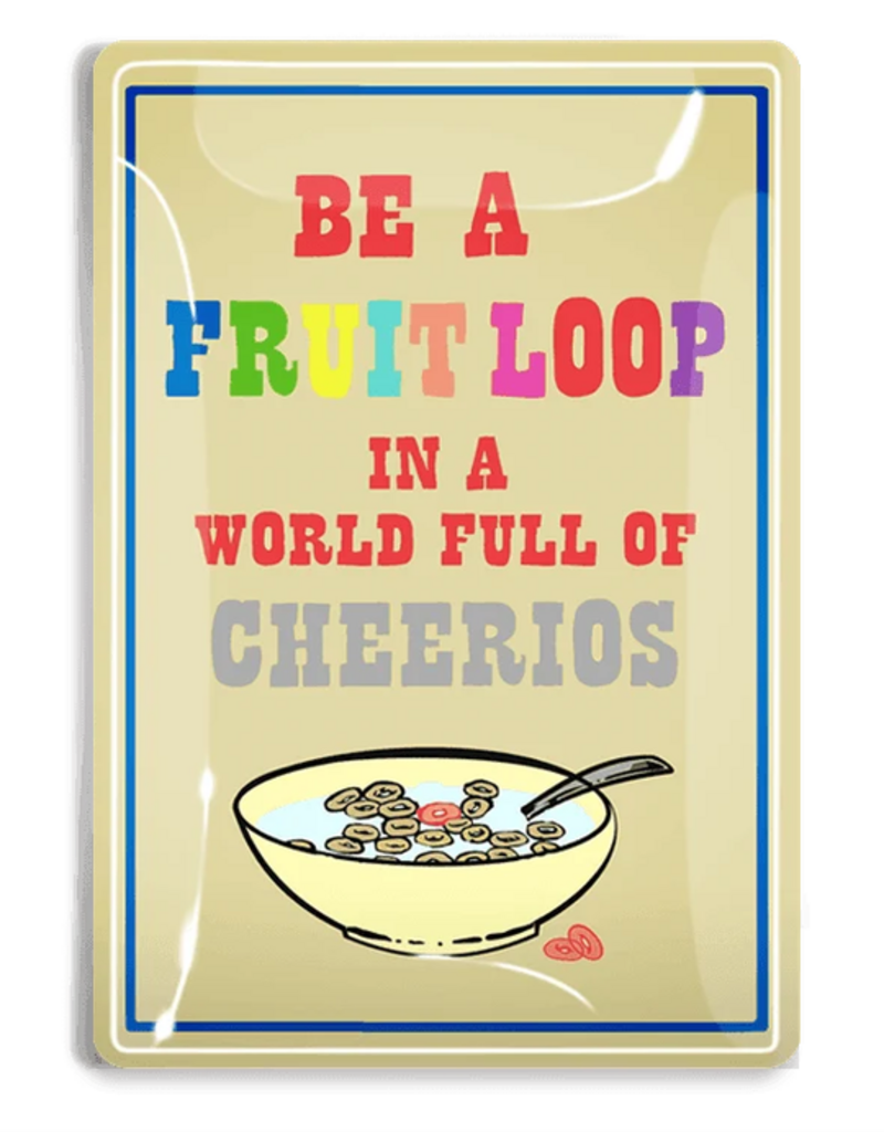 Ben's Garden Be a Fruit Loop Decoupage Glass Tray