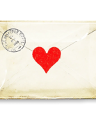 Ben's Garden French Envelope with Heart Decoupage Tray