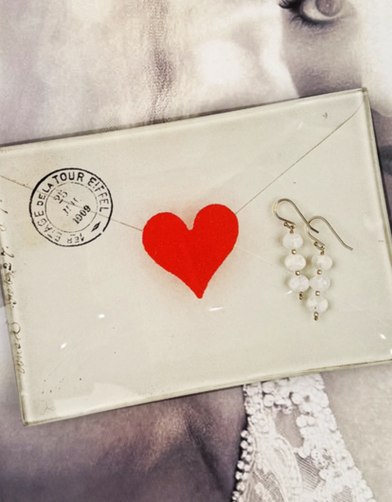 Ben's Garden French Envelope with Heart Decoupage Tray