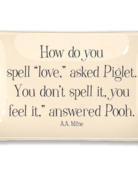 Ben's Garden How Do You Spell LOVE Decoupage Tray