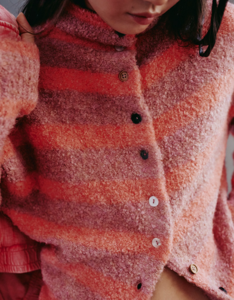 Free People Free People WTF Button Collection Cardigan