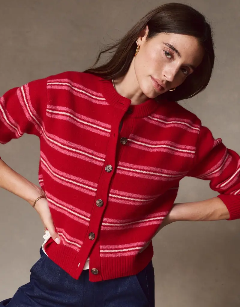 Marine Layer Marine Layer Coastal Merino Crewneck Cardigan