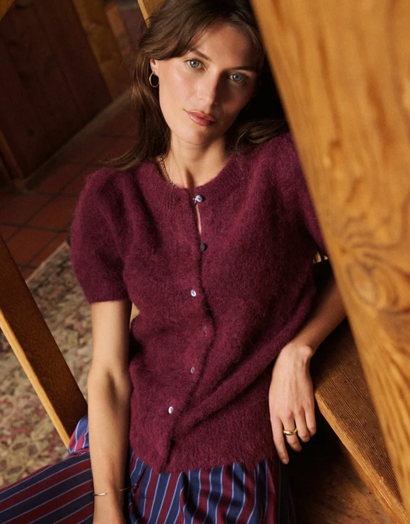 Marine Layer Marie Layer Suri Alpaca S/S Cardigan