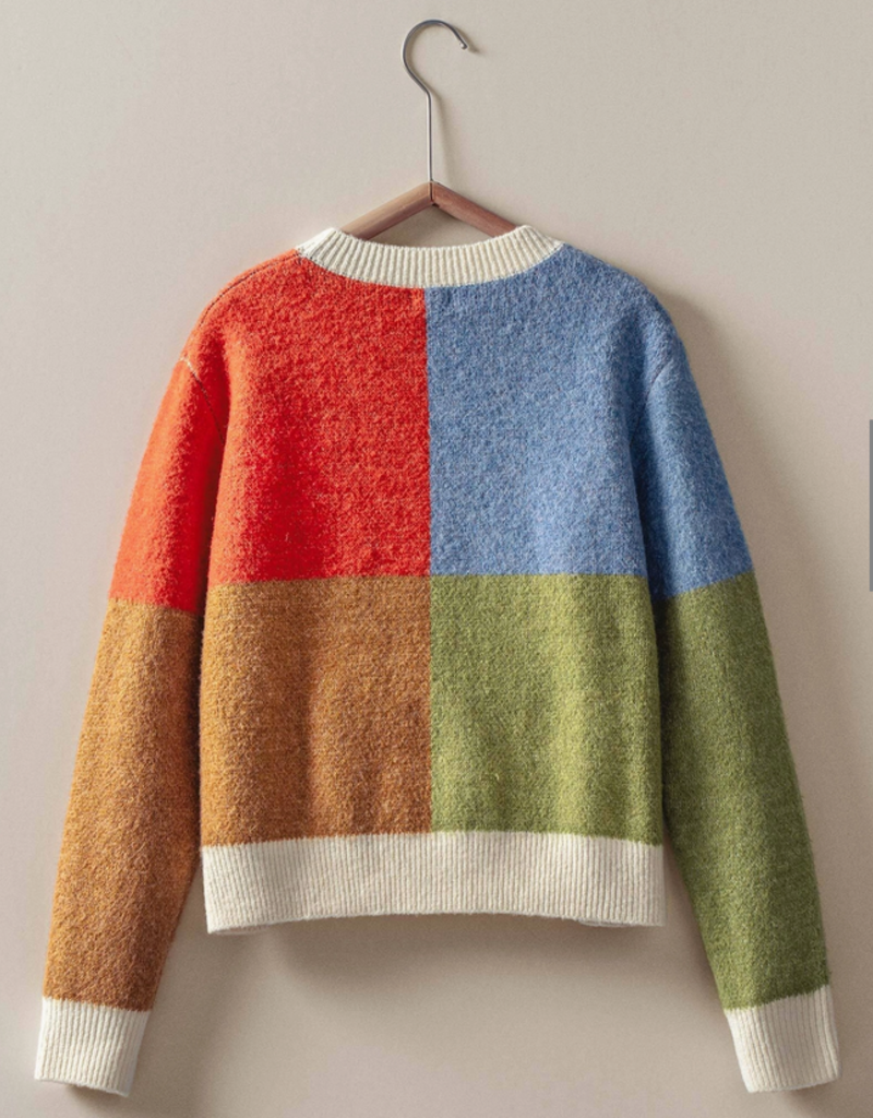 Urban Daizy Daizy Colorblock Horse Sweater