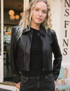 Z Supply Z Supply Ainsley Leather Jacket
