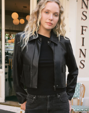 Z Supply Z Supply Ainsley Leather Jacket