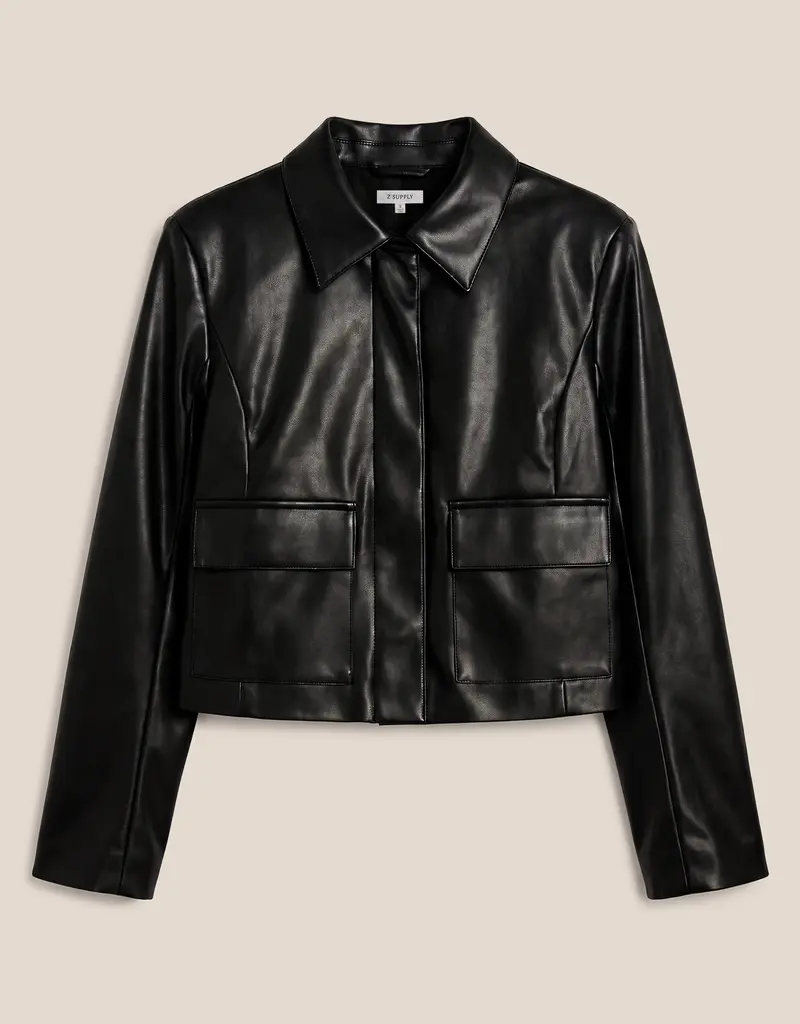 Z Supply Z Supply Ainsley Leather Jacket
