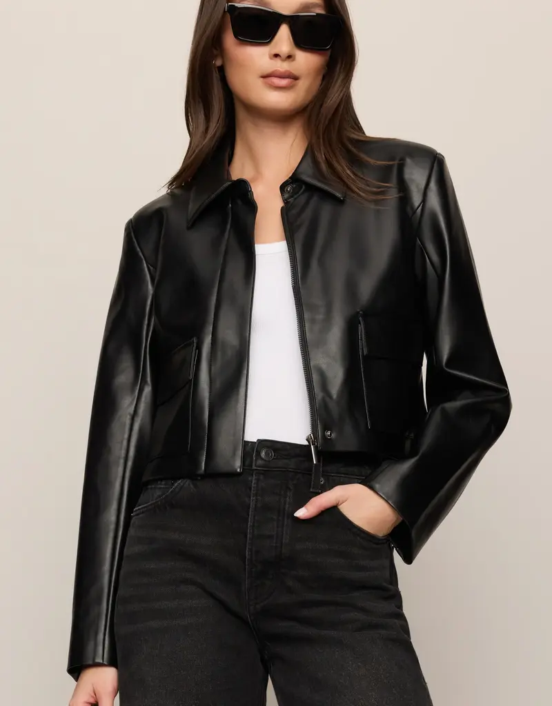 Z Supply Z Supply Ainsley Leather Jacket