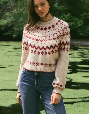 Z Supply Z Supply String the Lights Fair Isle Sweater