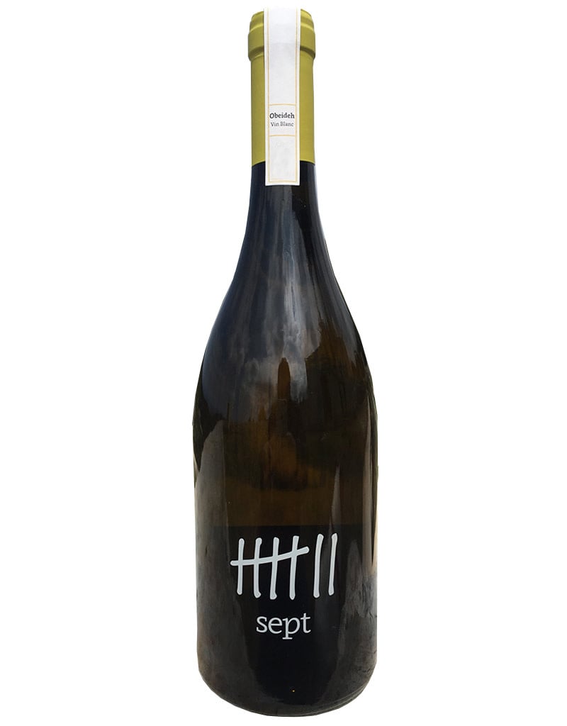 Sept Winery 2019 'Obeideh' white, Batroun, Lebanon