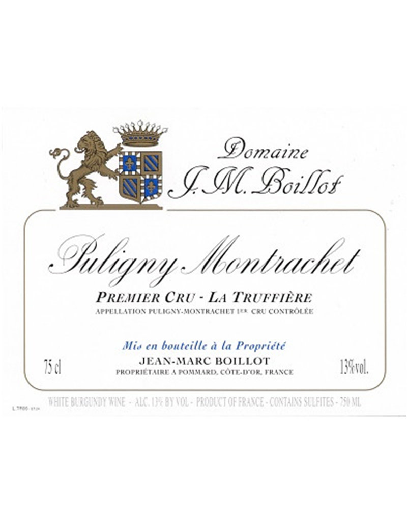 Domaine Jean-Marc Boillot 2022 'La Truffiere' Premier Cru, Puligny-Montrachet, Burgundy, France