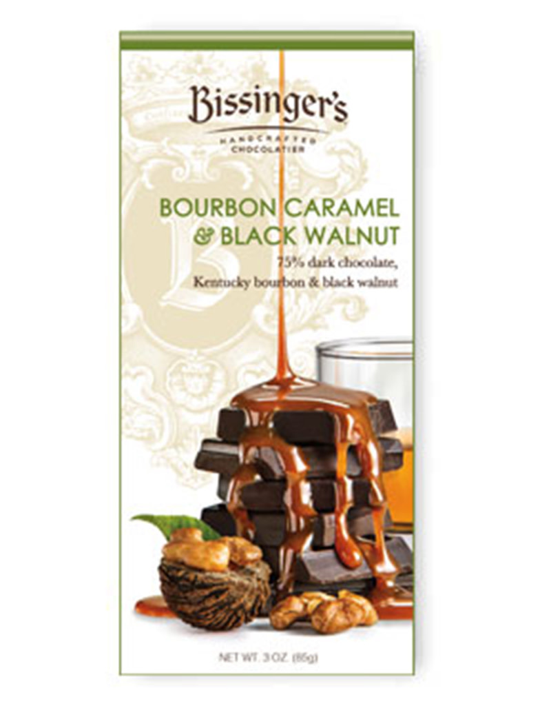 Bissinger's Bourbon Caramel & Black Walnut Chocolate Bar, St. Louis