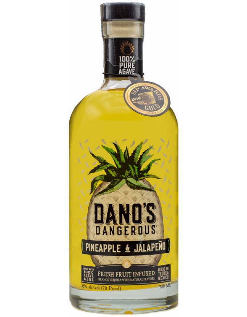 Dano S Dangerous Pineapple Jalapeno Infused Tequila Blanco Jalisco Mexico The Wine Wave