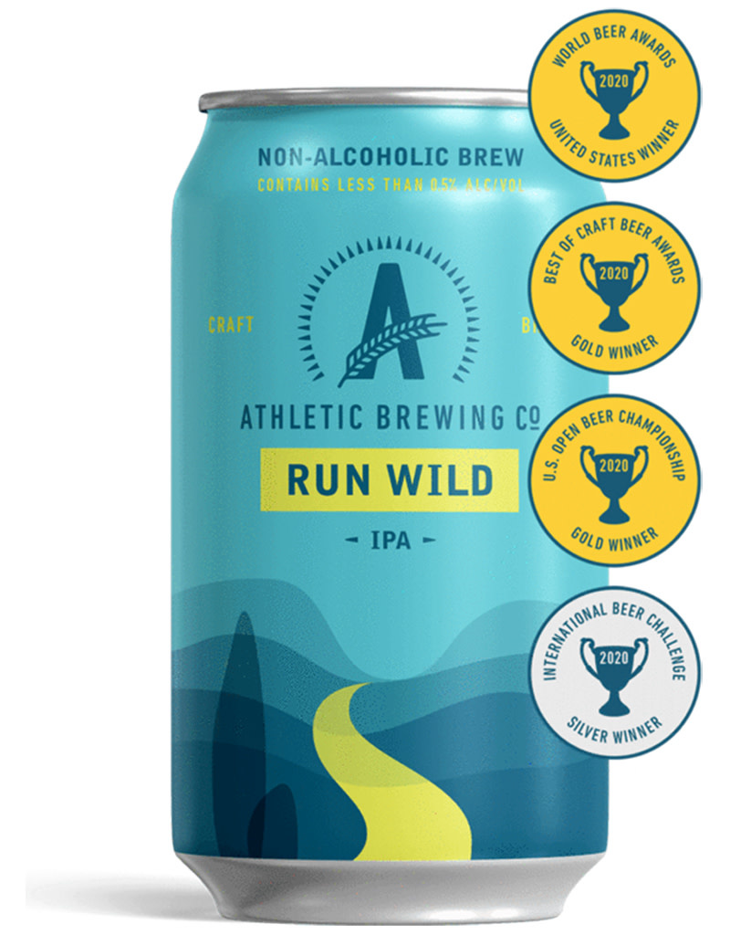 Athletic Brewing Co. Run Wild IPA, 6pk Cans [Non Alcoholic]