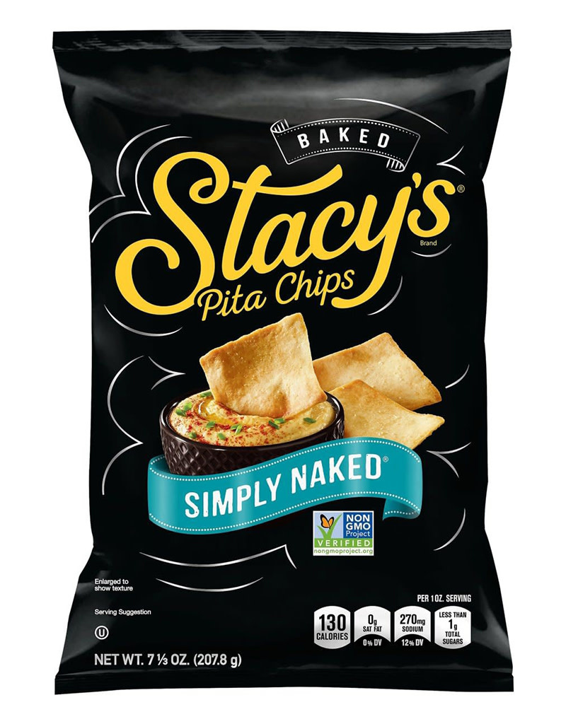Stacy's Simply Naked Baked Pita Chips - Single Bag 1.5oz