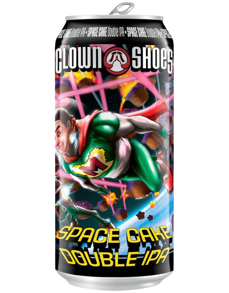 Clown Shoes Beer Space Cake Double IPA, Massachusetts - Single 16oz Can