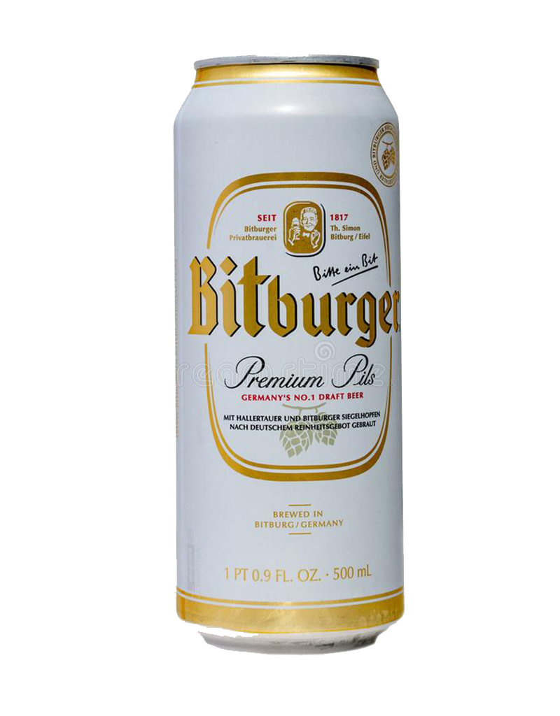 Bitburger German Pilsner Beer, 16.9oz - Single Can