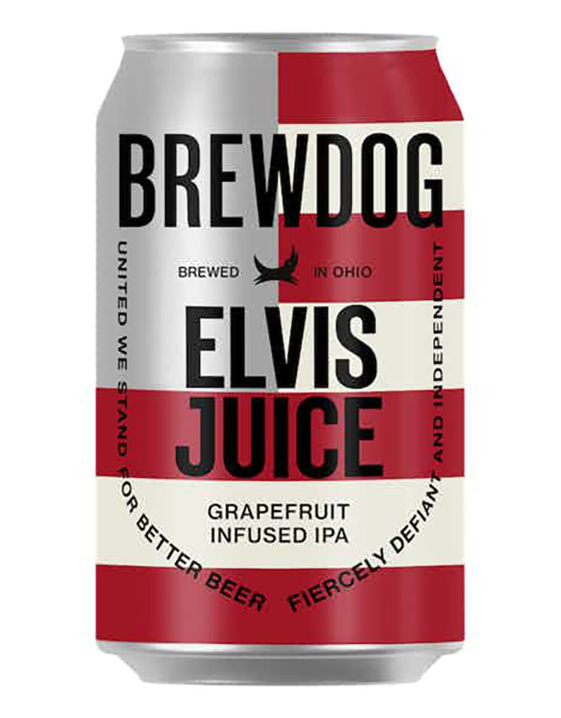 BREWDOG Elvis Juice, Grapefruit Infused N/A IPA, Ohio 6pk Beer Cans [Non-Alcoholic]