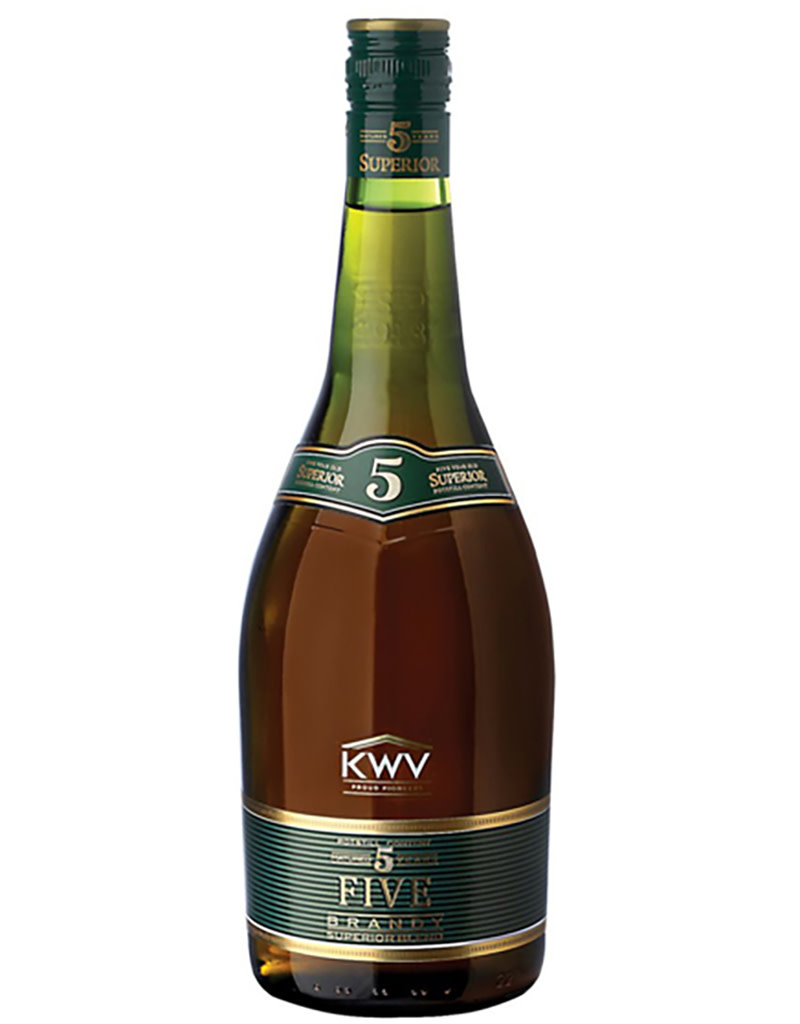 KWV 5 Year Old  Brandy, South Africa [Green Label]