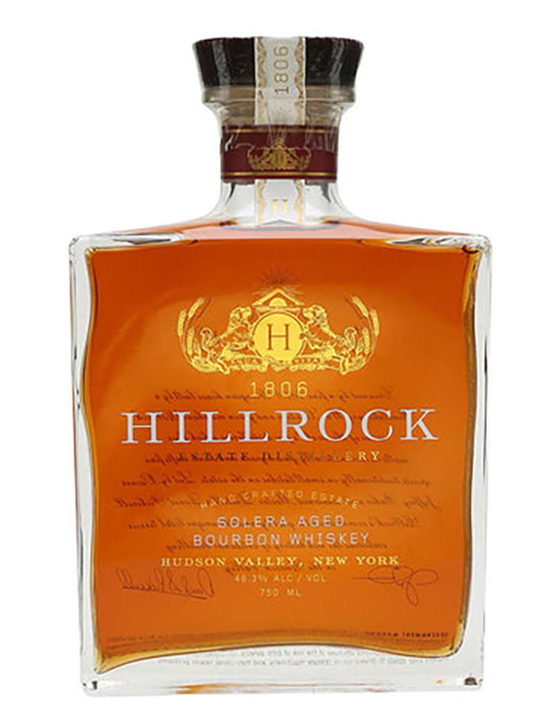 Hillrock Estate Distillery Solera Aged Bourbon Whiskey, Napa Valley Cabernet Cask Strenght Finish, New York